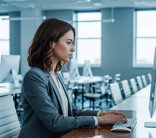 Professional woman working