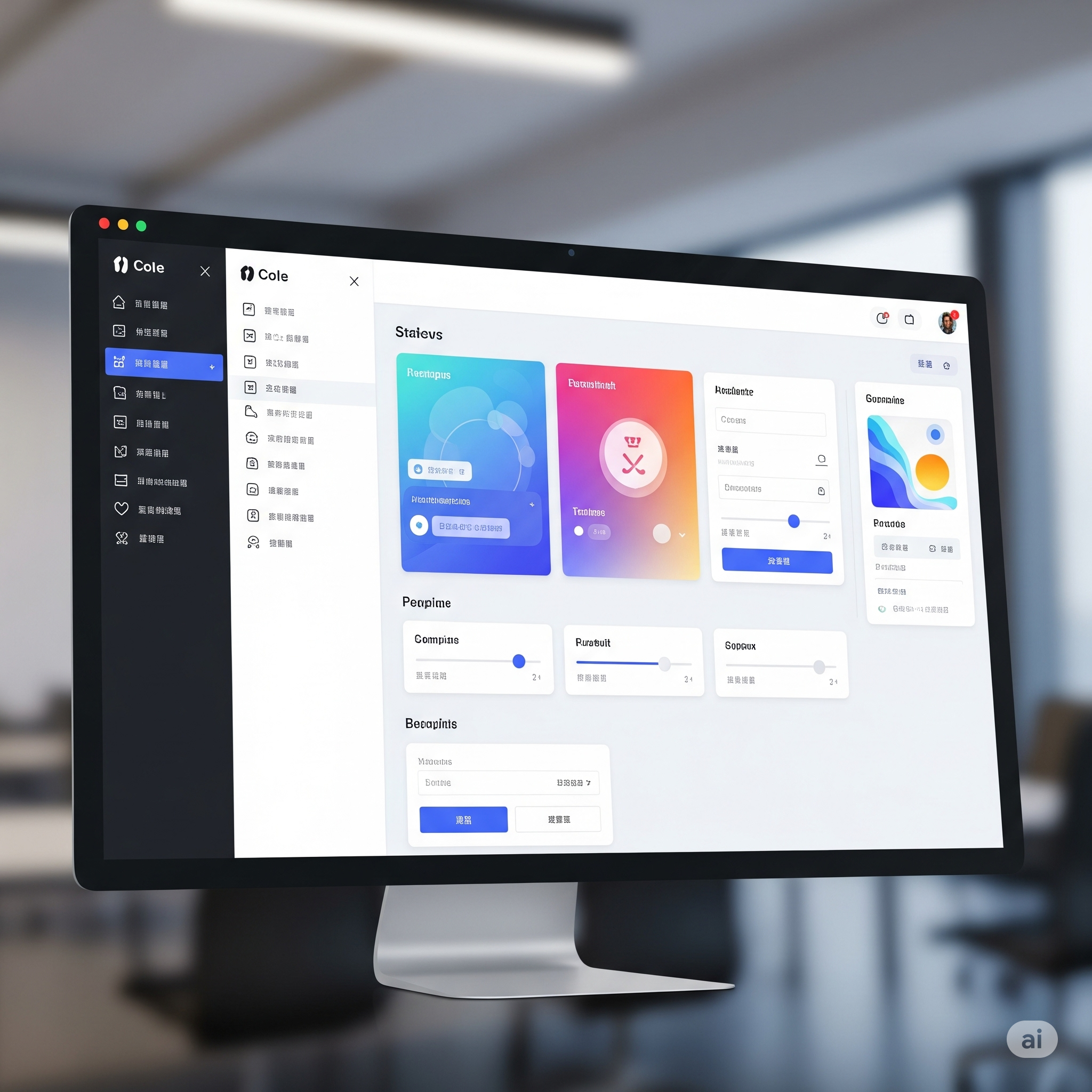 Front-end de Negócio